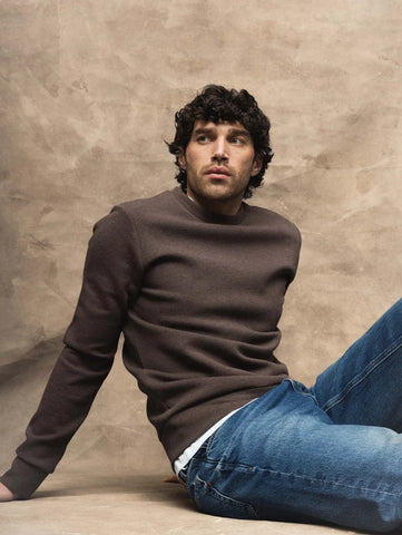 Mos Mosh, Brown Crew Neck Sweater