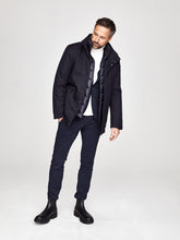 Load image into Gallery viewer, Cabano New Canadian, Wool Look Navy Jacket
