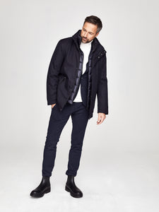 Cabano New Canadian, Wool Look Navy Jacket