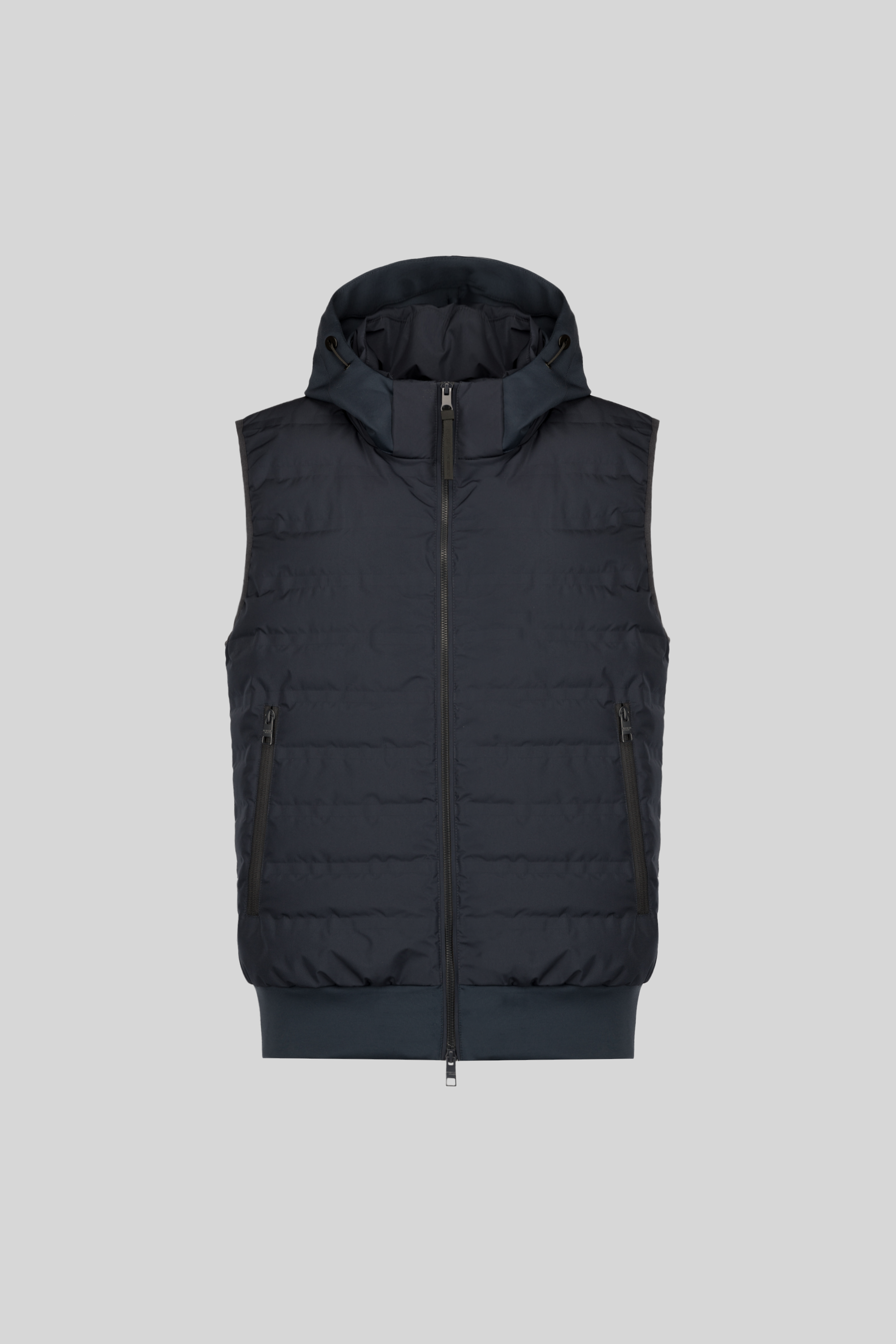 People Of Shibuya,Yokote Navy Quilted Hooded Puffer Vest