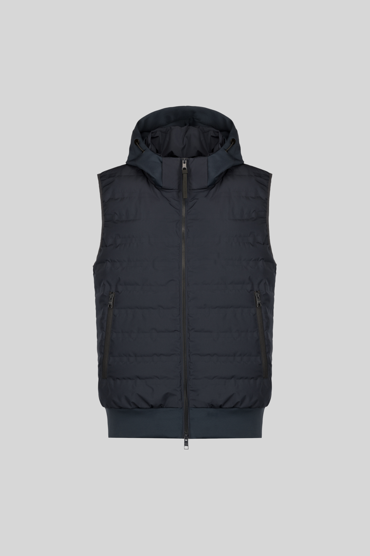 People Of Shibuya,Yokote Navy Quilted Hooded Puffer Vest