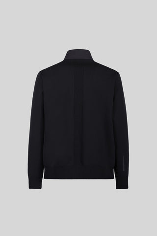 People Of Shibuya, Habaki Technical Zip-Up Jacket with Stand Collar-Black