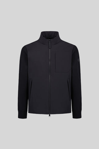 People Of Shibuya, Habaki Technical Zip-Up Jacket with Stand Collar-Black