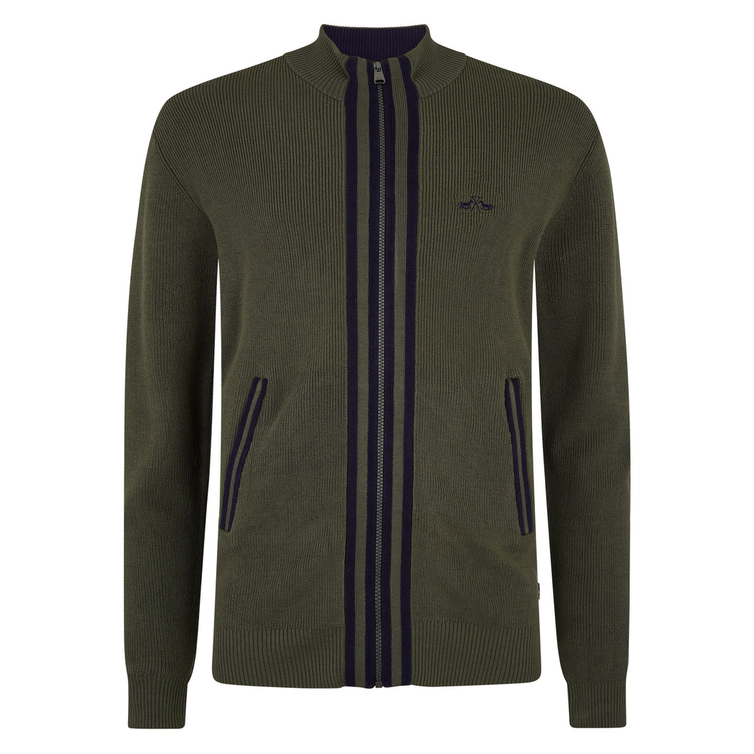 HV Society, Olive Cardigan Freerk