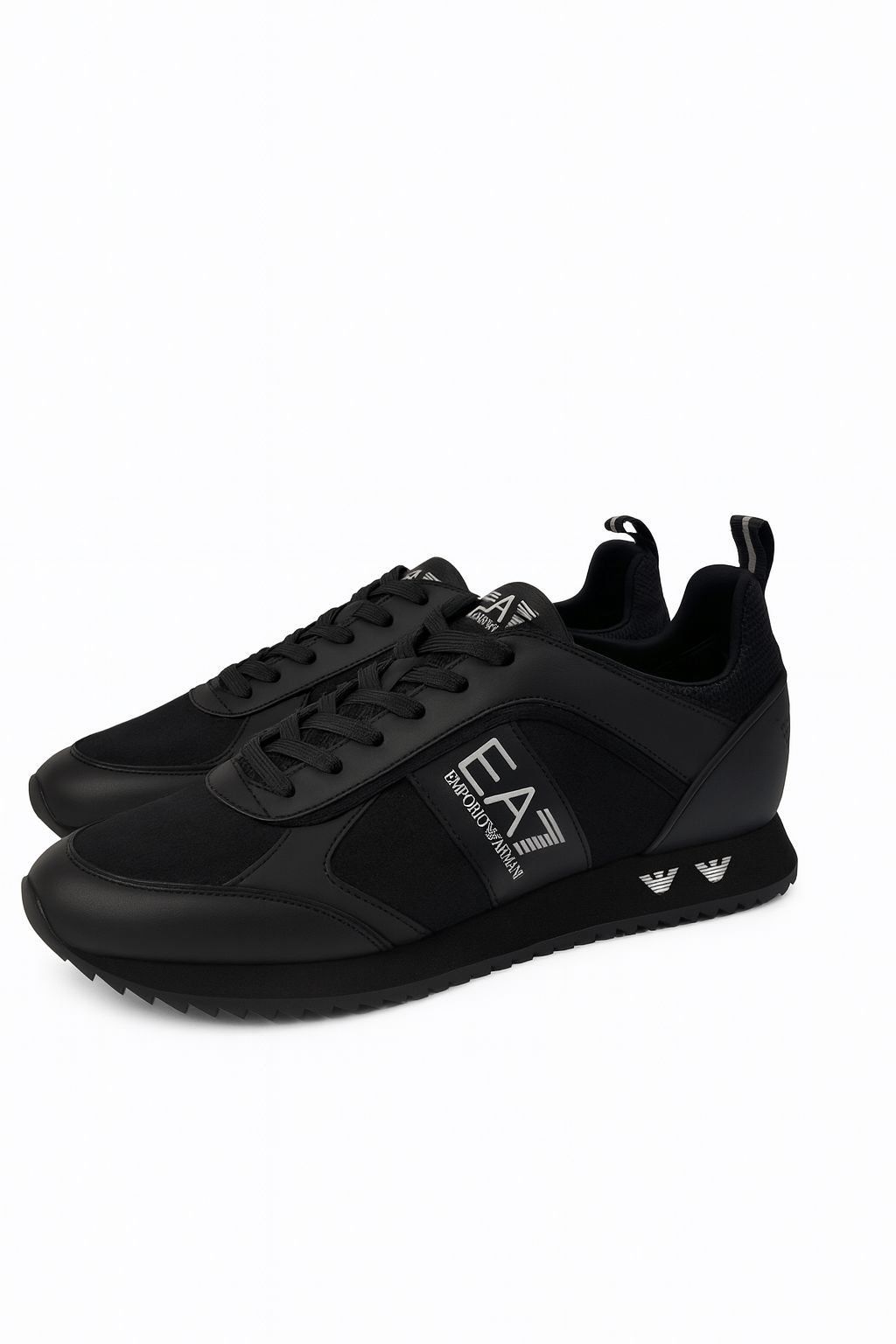 Emporio Armani, Black Logo Sneakers