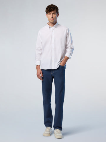 North Sails, White Stretch Poplin Shirt