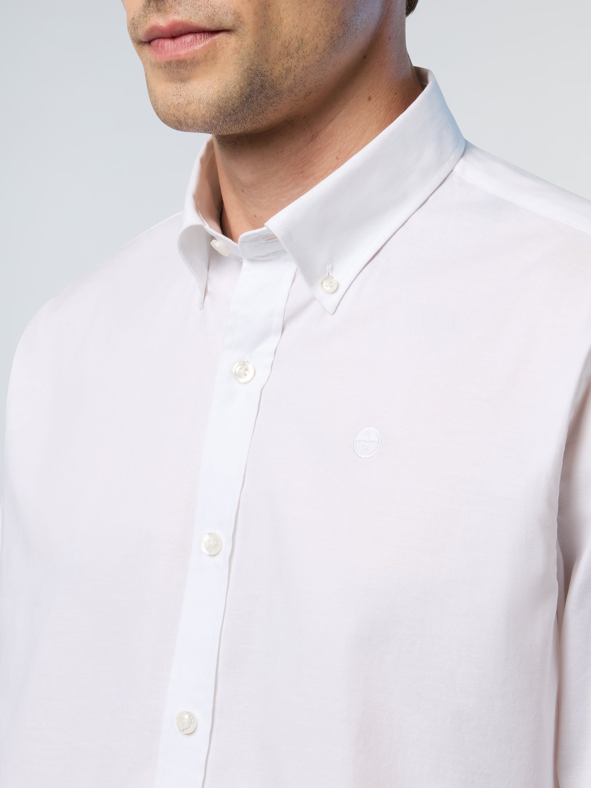 North Sails, White Stretch Poplin Shirt