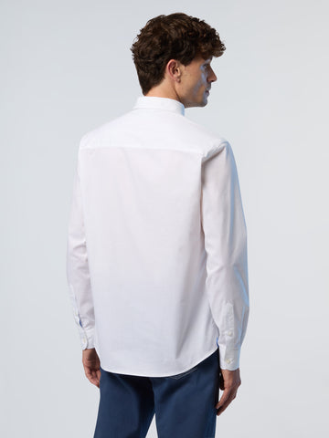 North Sails, White Stretch Poplin Shirt
