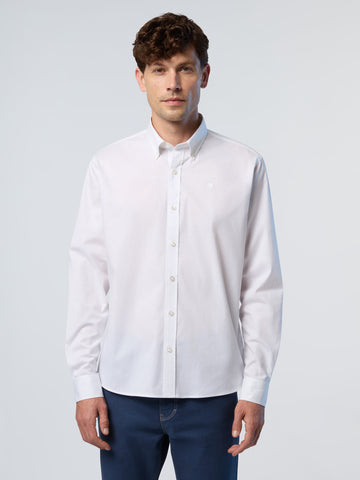 North Sails, White Stretch Poplin Shirt