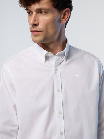 North Sails, White Stretch Poplin Shirt