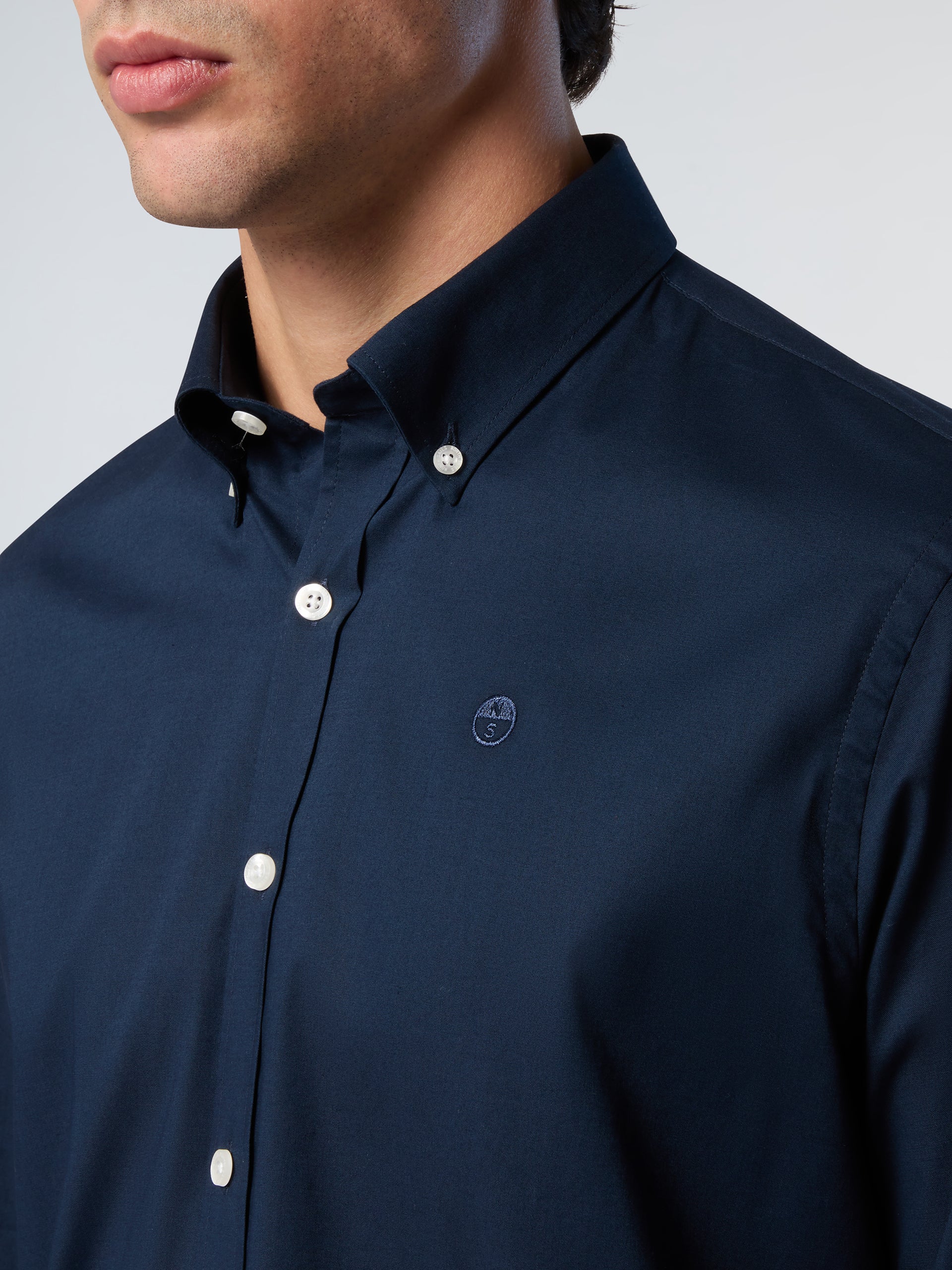North Sails, Navy Stretch Poplin Shirt