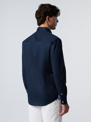 North Sails, Navy Stretch Poplin Shirt
