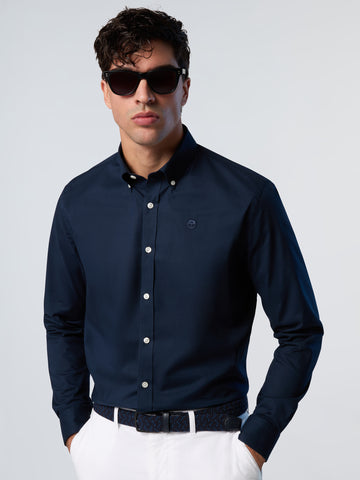 North Sails, Navy Stretch Poplin Shirt