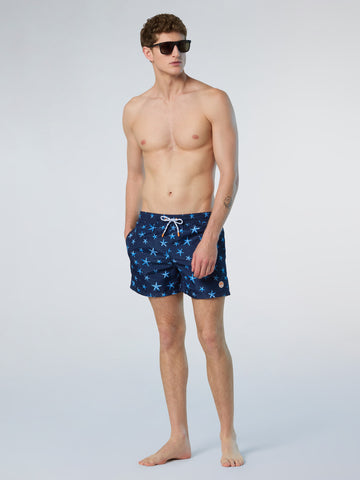 North Sails, REPREVE® Swim Shorts With Ocean Print