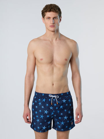 North Sails, REPREVE® Swim Shorts With Ocean Print