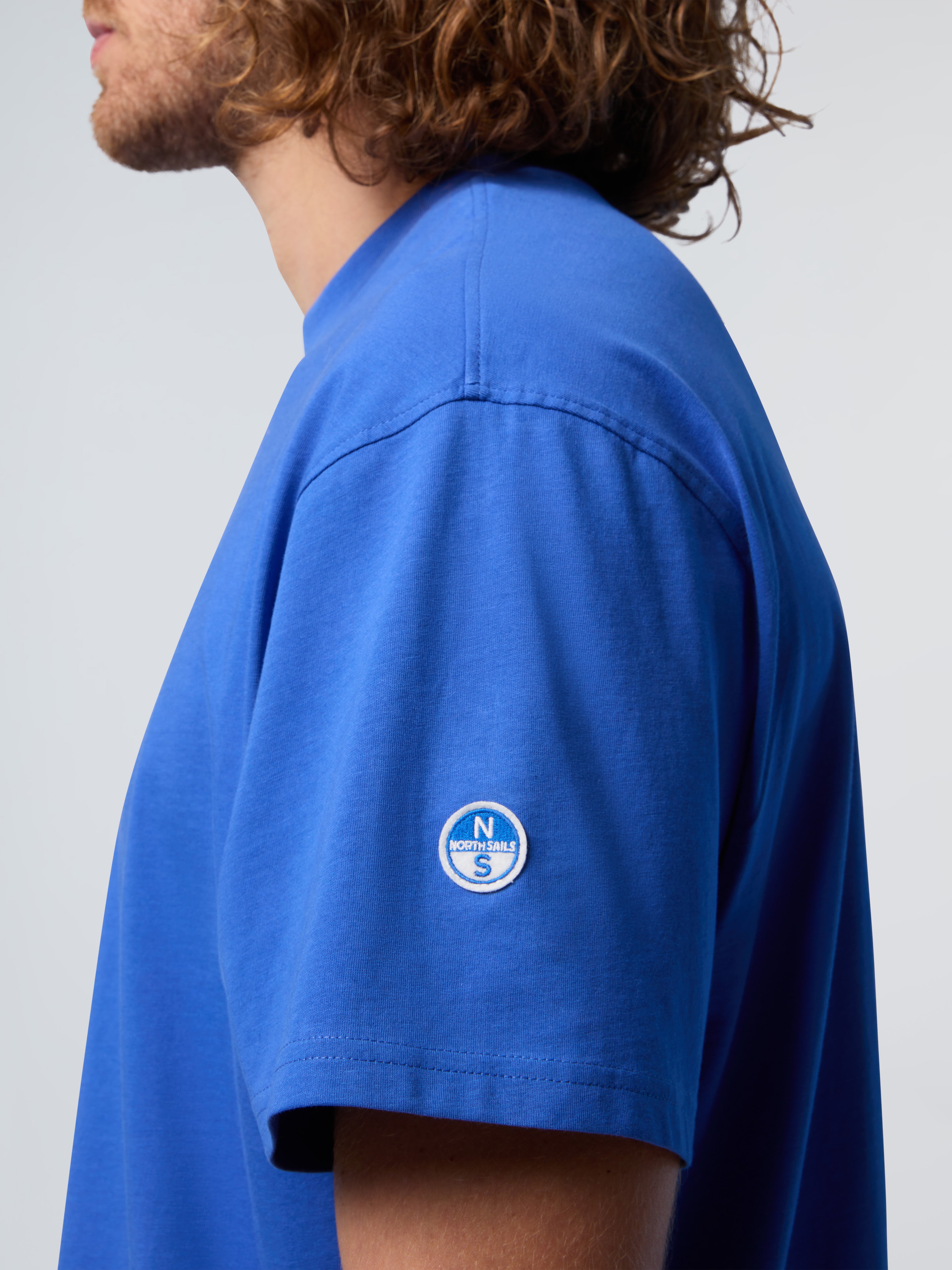 North Sails, Electric Blue T-shirt with North Sails print