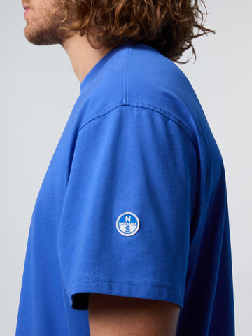 North Sails, Electric Blue T-shirt with North Sails print