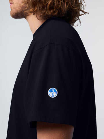 North Sails, Black T-shirt with North Sails print