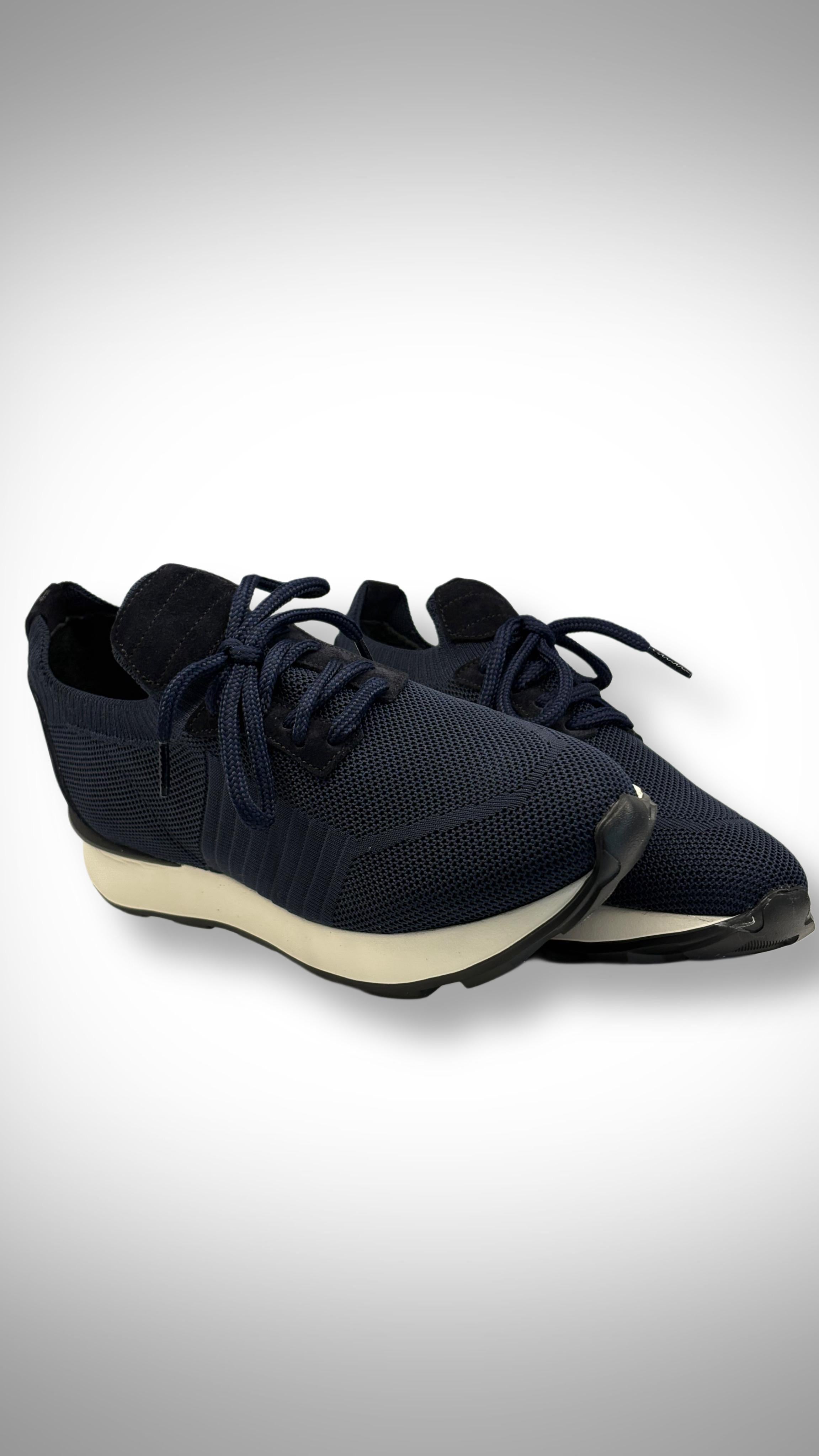 Pedro, Flexible Sneakers in Navy Wish Wool