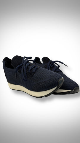Pedro, Flexible Sneakers in Navy Wish Wool