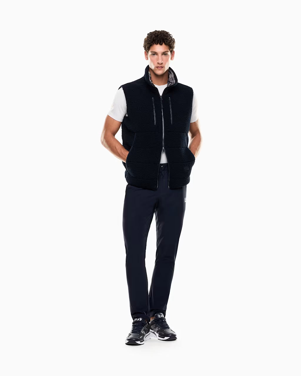 Emporio Armani, Ventus trousers in technical fabric with pockets Golf Pro