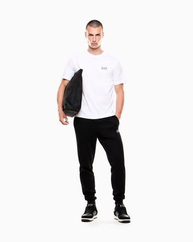 Emporio Armani, Logo Series Cotton-Jersey White T-shirt