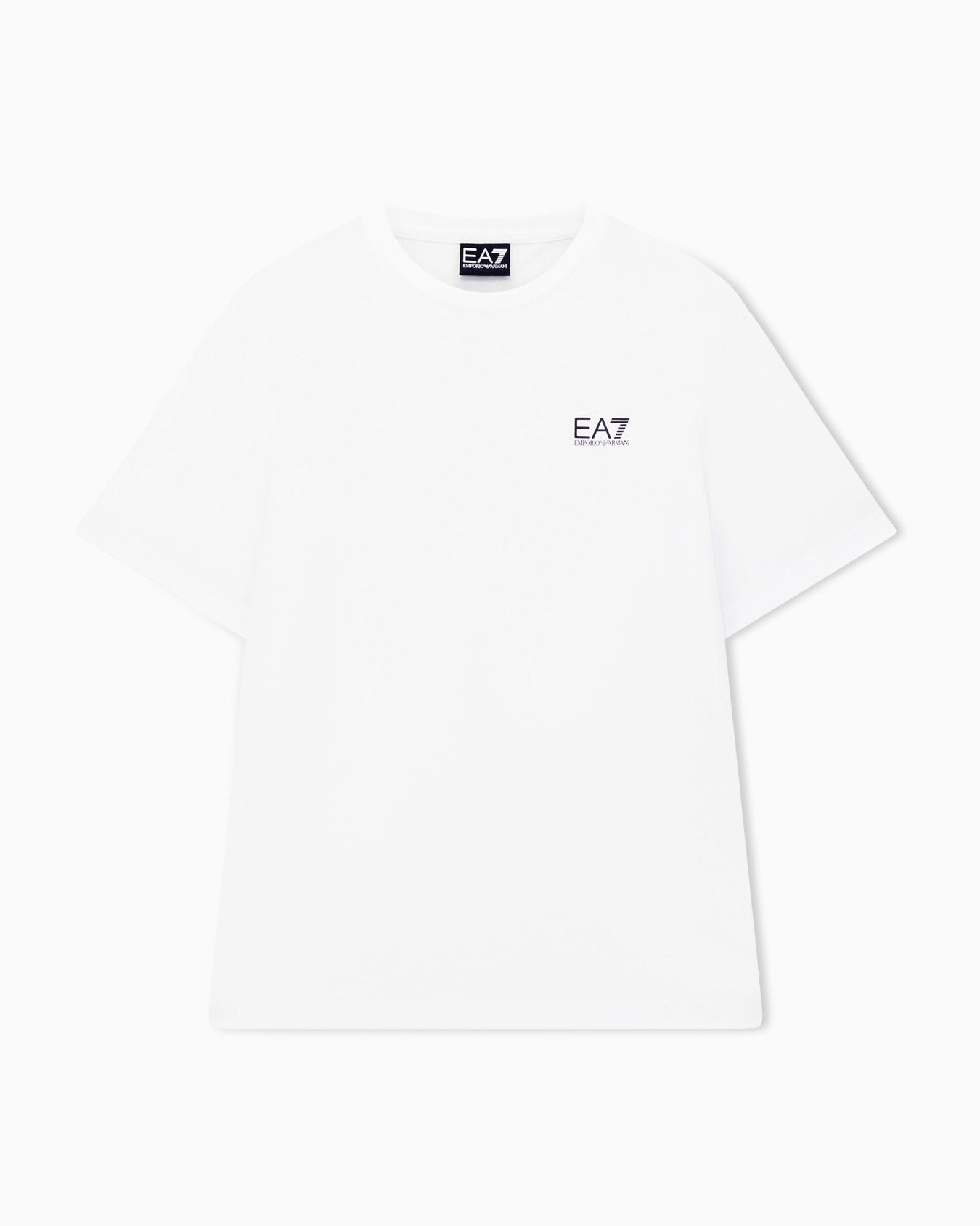Emporio Armani, Logo Series Cotton-Jersey White T-shirt