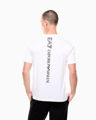 Emporio Armani, Logo Series Cotton-Jersey White T-shirt