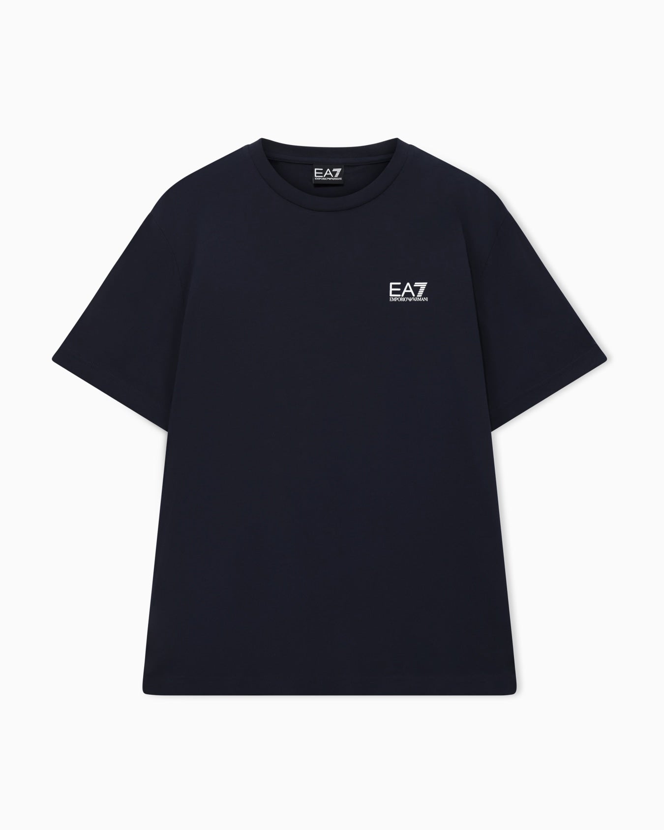 Emporio Armani, Logo Series Cotton-Jersey Black T-shirt