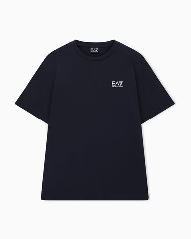 Emporio Armani, Logo Series Cotton-Jersey Black T-shirt