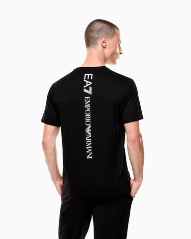 Emporio Armani, Logo Series Cotton-Jersey Two Tone T-shirt