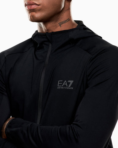 Emporio Armani, Dynamic Athlete Hooded Sweatshirt in VIGOR7 Technical Fabric