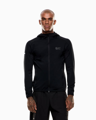 Emporio Armani, Dynamic Athlete Hooded Sweatshirt in VIGOR7 Technical Fabric