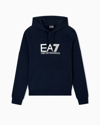 Emporio Armani, Visibility Cotton Hooded Sweatshirt