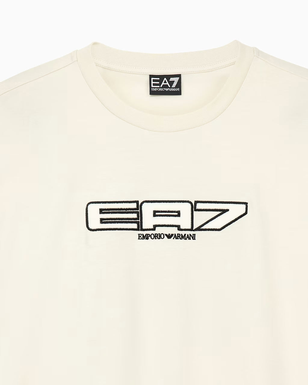 Emporio Armani, Beige T-shirt Logo Series jersey