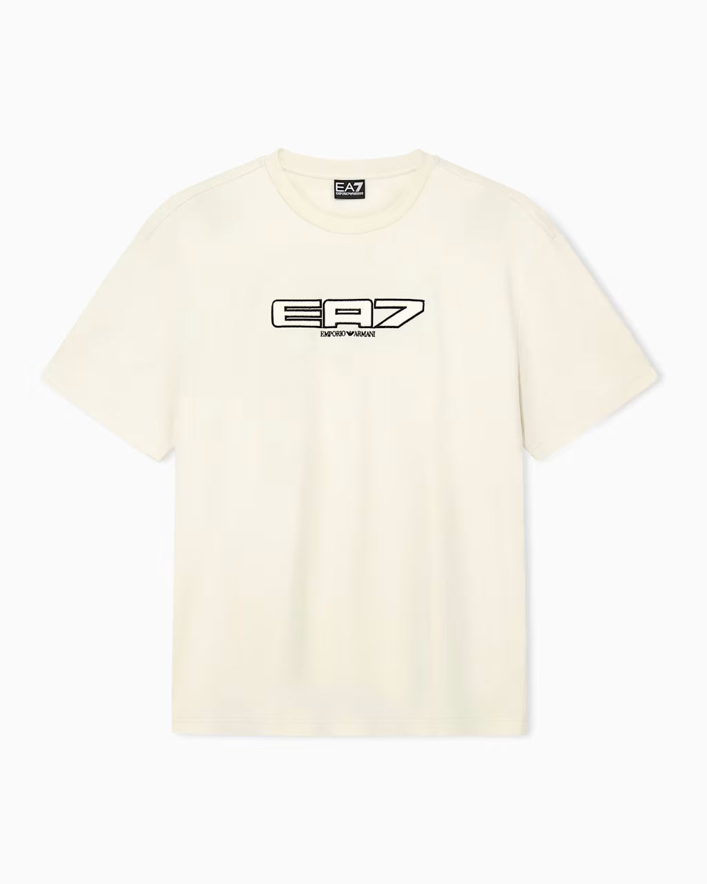 Emporio Armani, Beige T-shirt Logo Series jersey