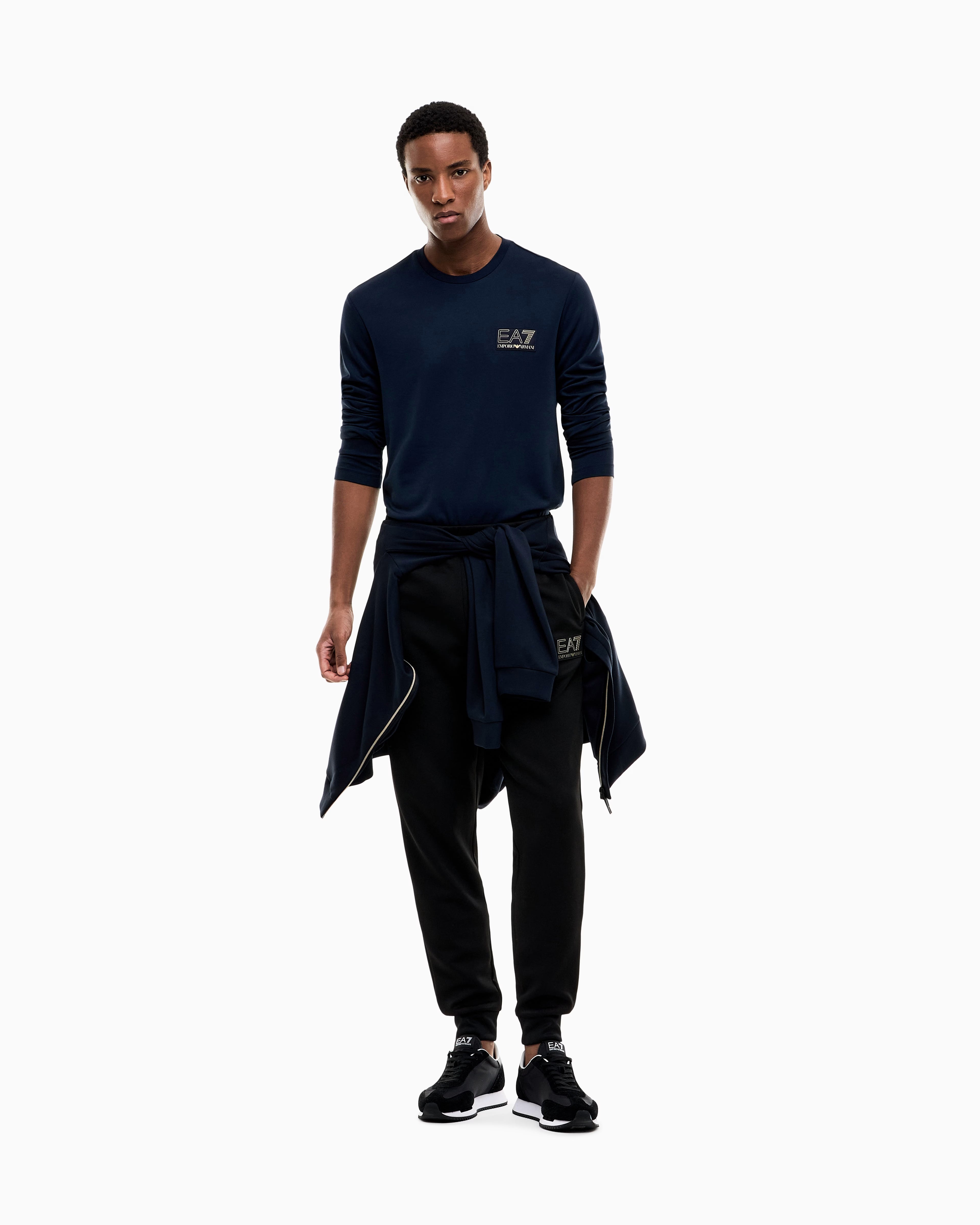 Emporio Armani, Regular fit t-shirt Premium Label in viscose-blend jersey