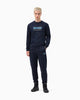 Emporio Armani, Sweatshirt Visibility Regular Fit-Navy
