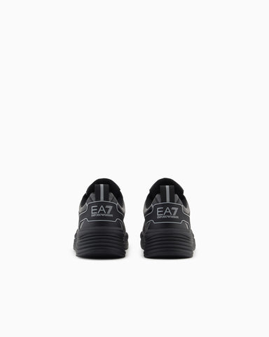 Emporio Armani, Ace Runner Special Black Sneakers