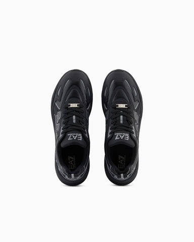 Emporio Armani, Ace Runner Special Black Sneakers