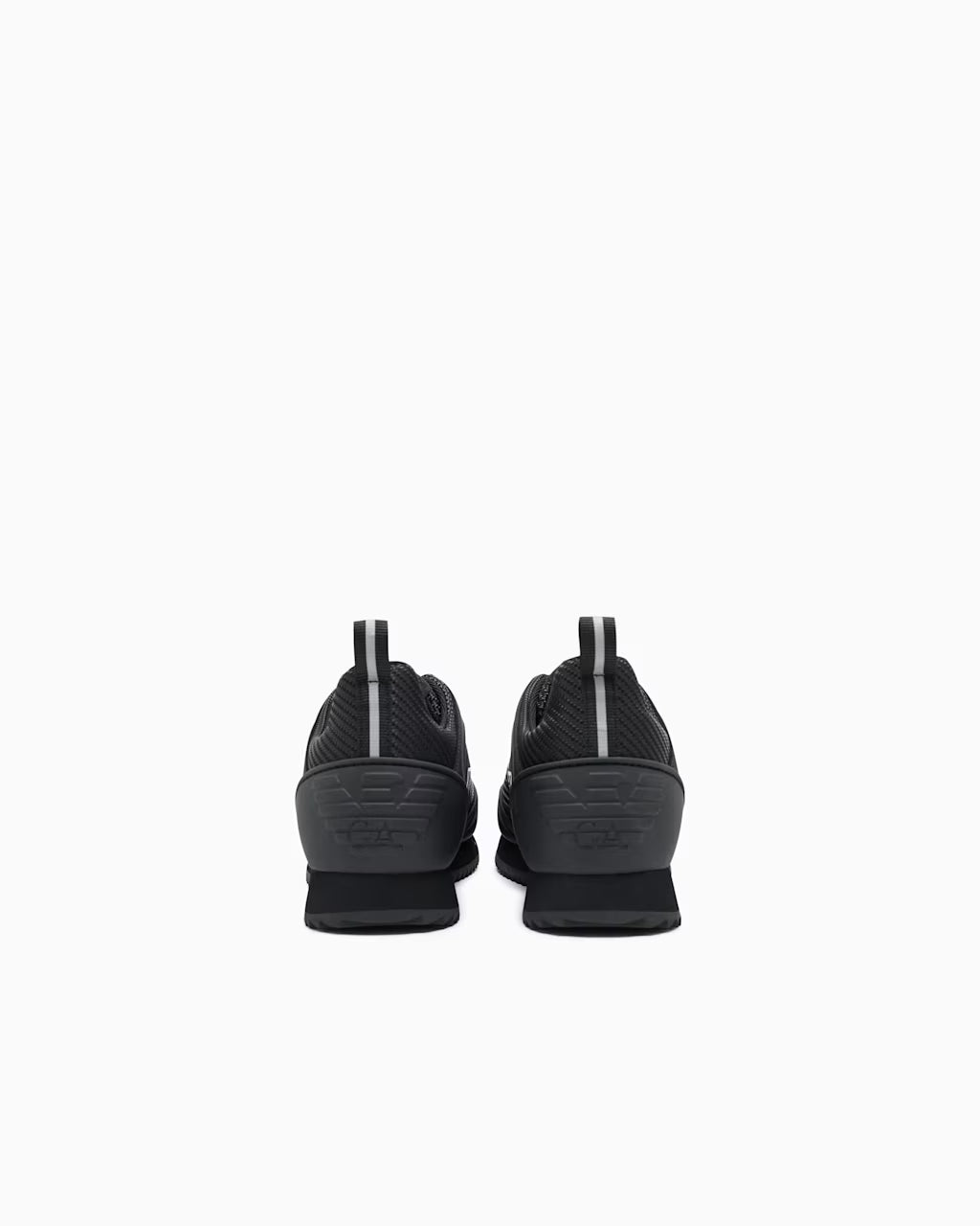 Emporio Armani, Sneakers Black and White Carbon