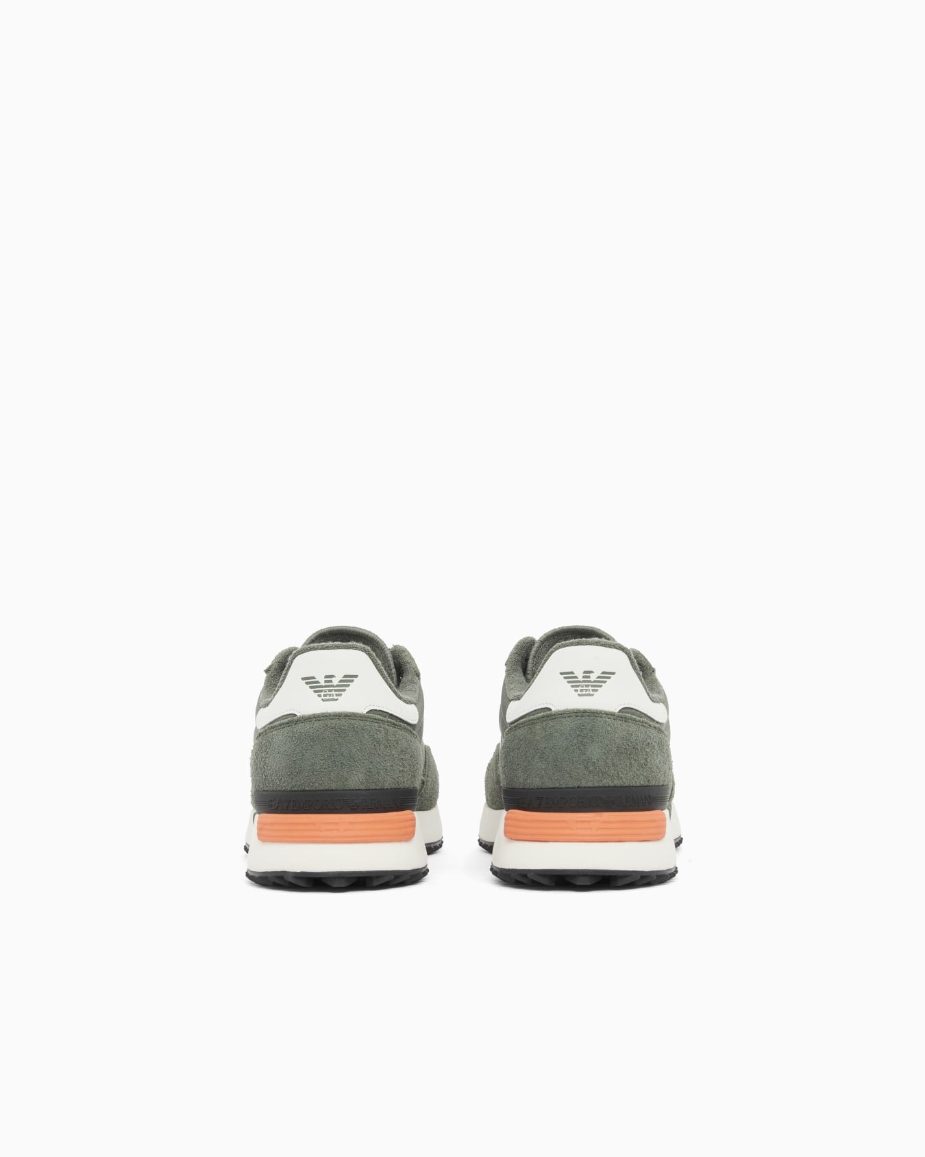 Emporio Armani, Olive Vintage Sneakers