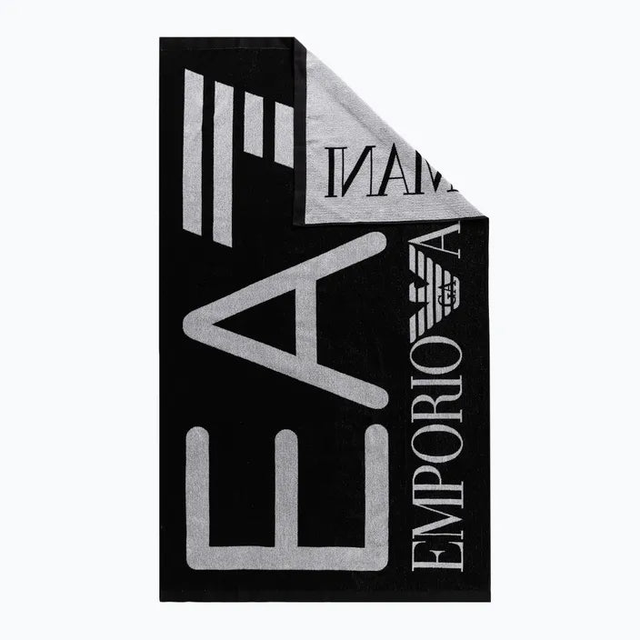 EA7, Black And White Beach Towel