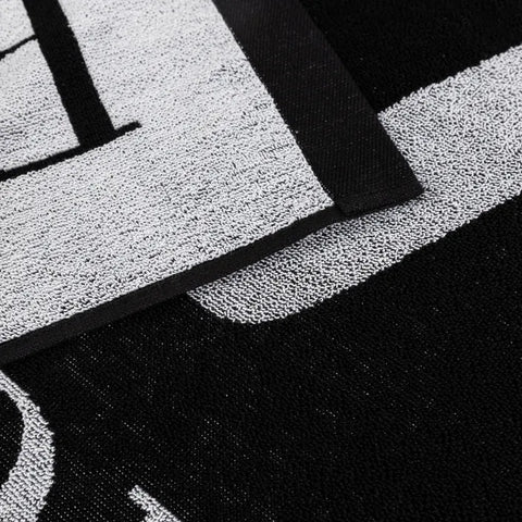 EA7, Black And White Beach Towel