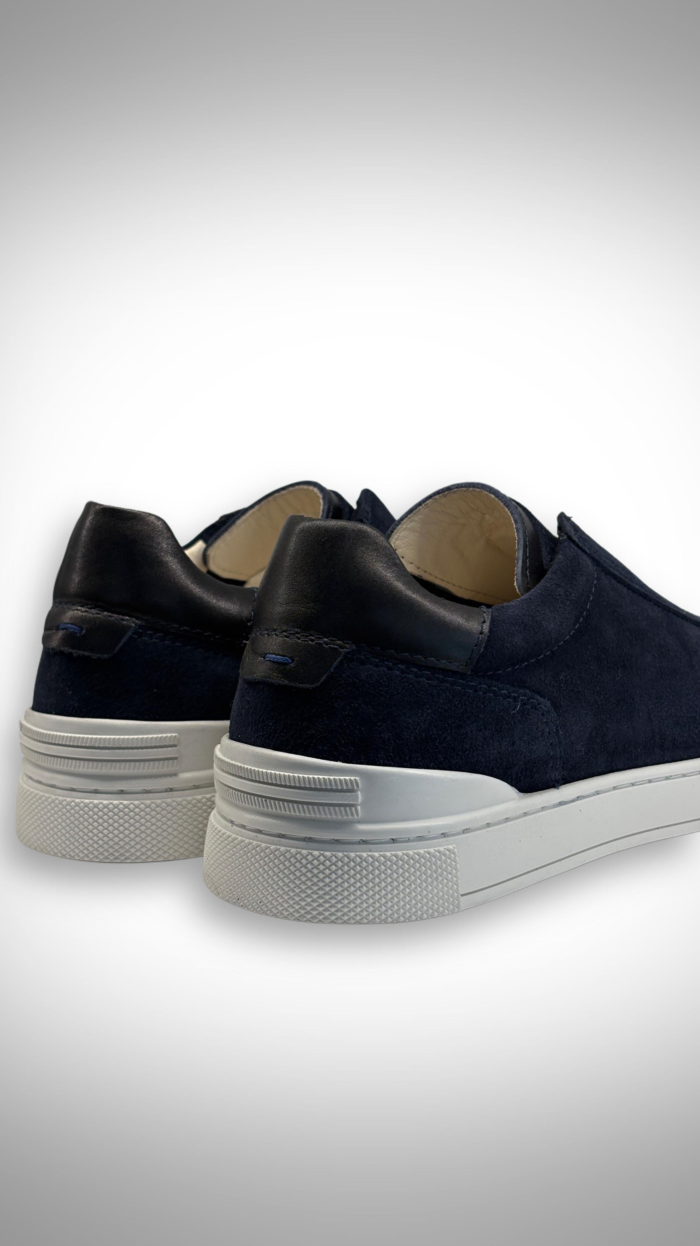 Pedro, Navy Stitch Sneakers