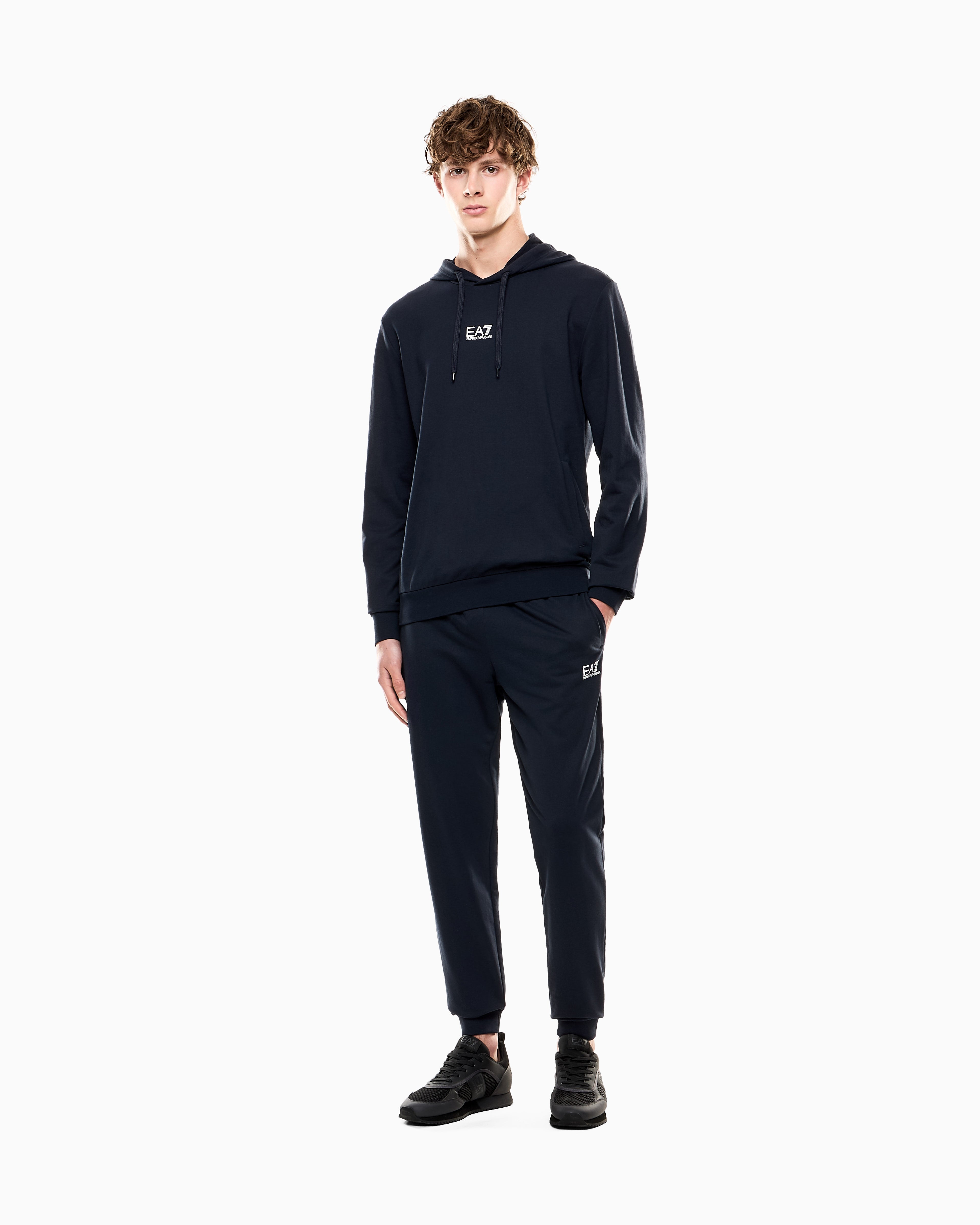 Emporio Armani, Navy Core Identity Cotton Tracksuit