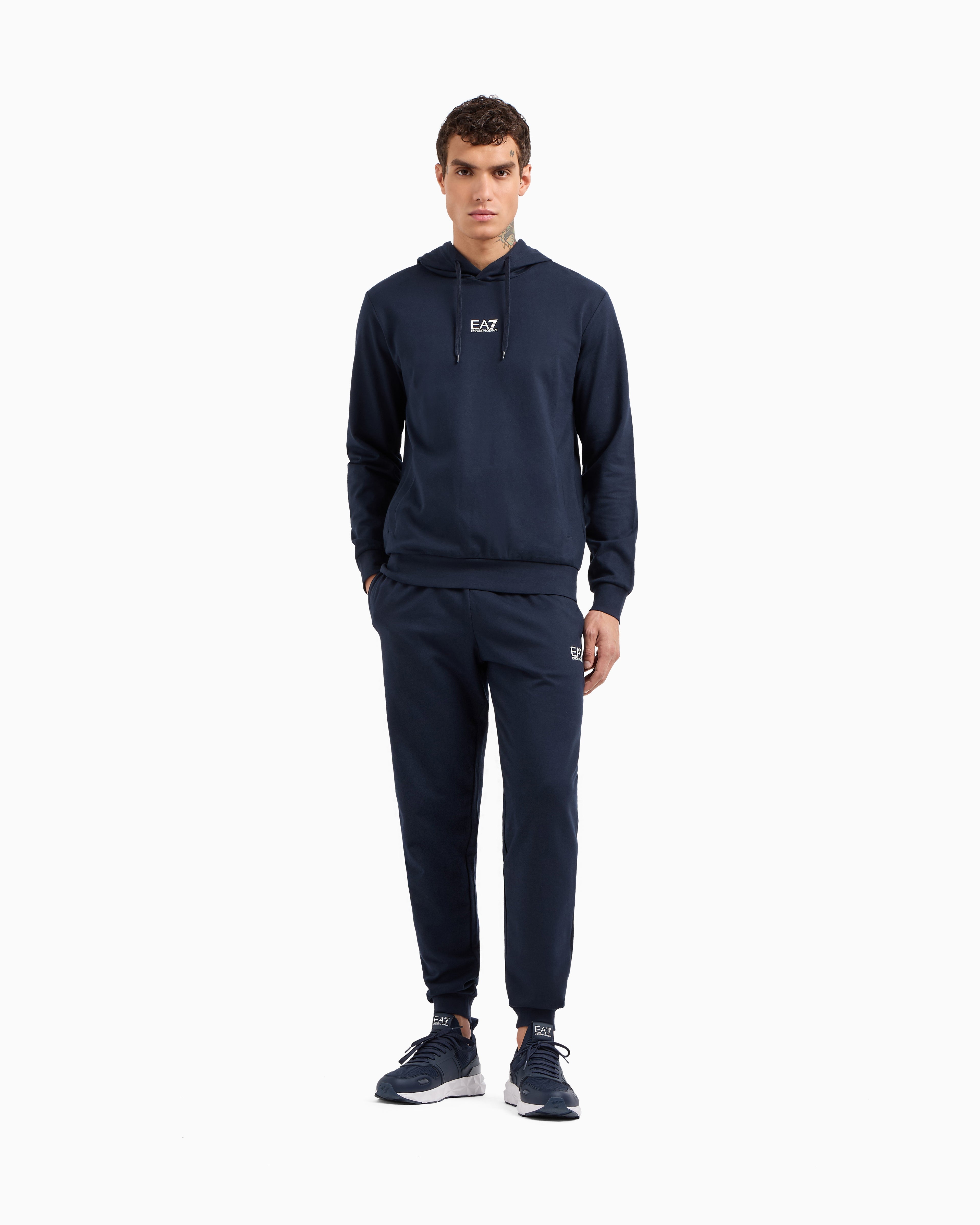 Emporio Armani, Navy Core Identity Cotton Tracksuit