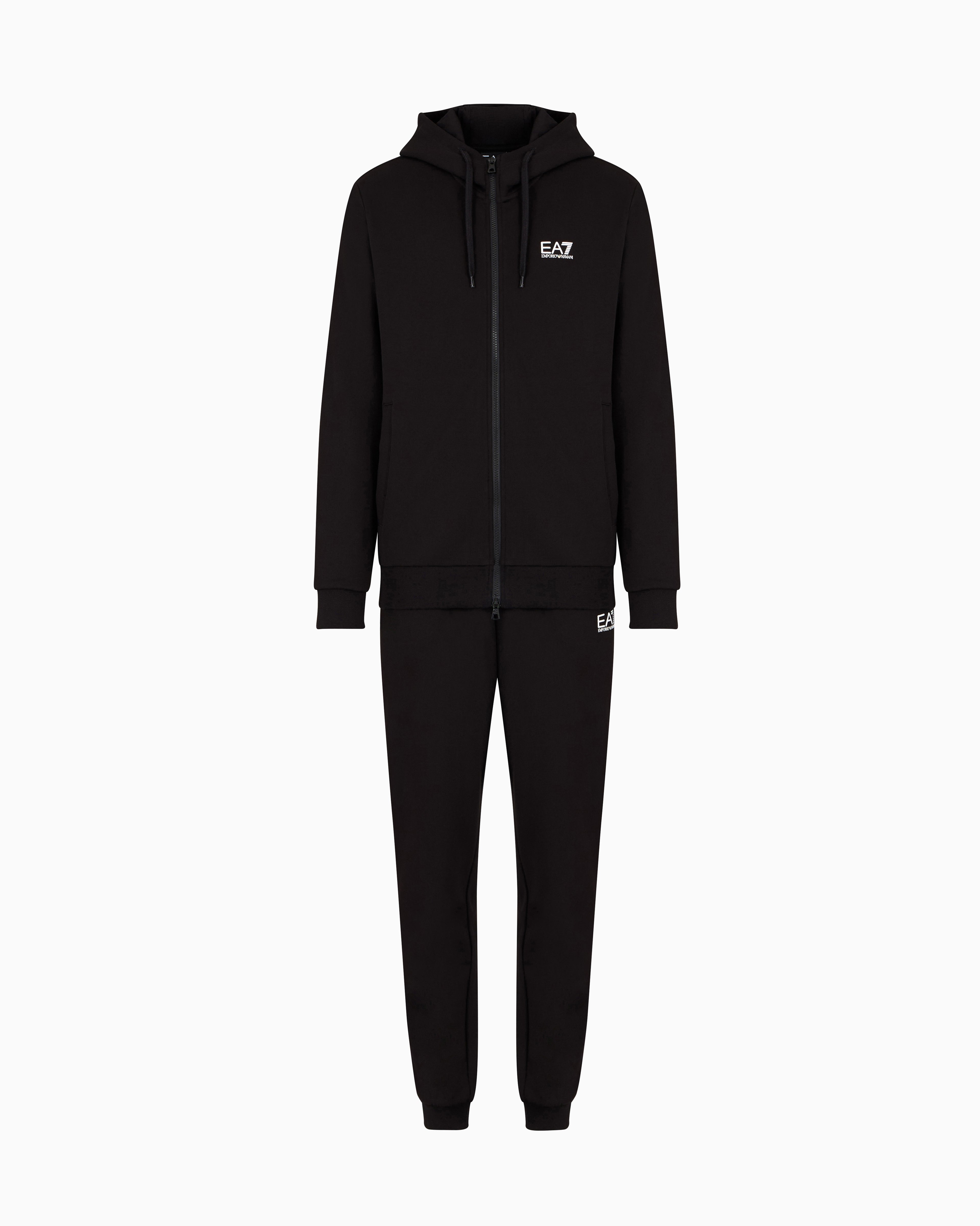 Emporio Armani, Core Identity Cotton Zipped Hooded Tracksuit