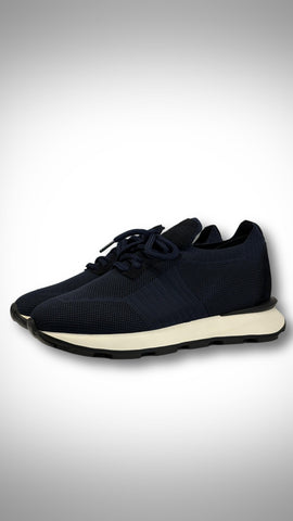 Pedro, Flexible Sneakers in Navy Wish Wool