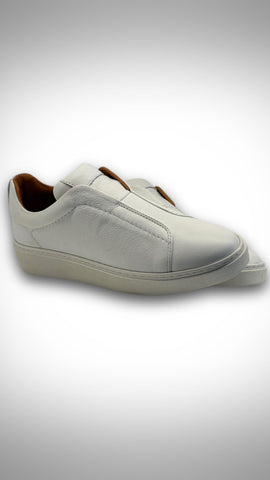 Pedro, White Stitch Sneakers